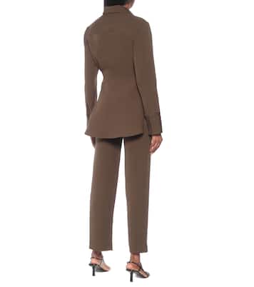Camicia Sierra in crêpe | Deveaux New York