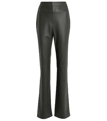 Goldie high-rise faux leather pants | Safiyaa