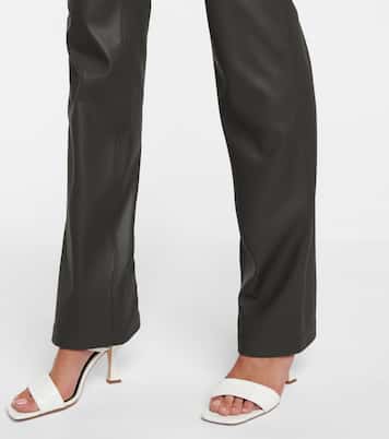 Goldie high-rise faux leather pants | Safiyaa
