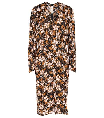 Abito midi con stampa floreale | Marni