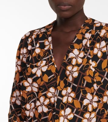 Abito midi con stampa floreale | Marni