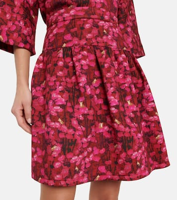 Minifalda Gubbio de punto fino floral | Max Mara