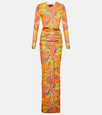 High Tide printed mesh dress | Louisa Ballou