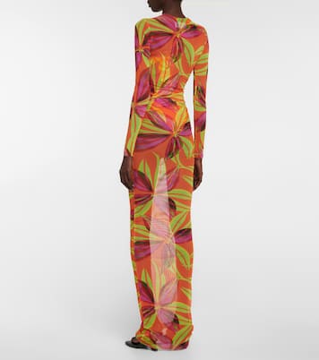 High Tide printed mesh dress | Louisa Ballou
