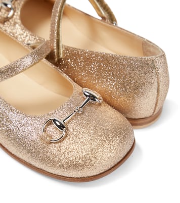 Ballerine Horsebit con glitter | Gucci Kids