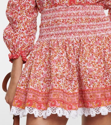 Galia floral miniskirt | Poupette St Barth