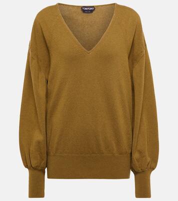 Jersey de cachemir con cuello en V | Tom Ford
