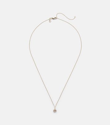 Collier en or jaune 14 ct et diamants | Sydney Evan