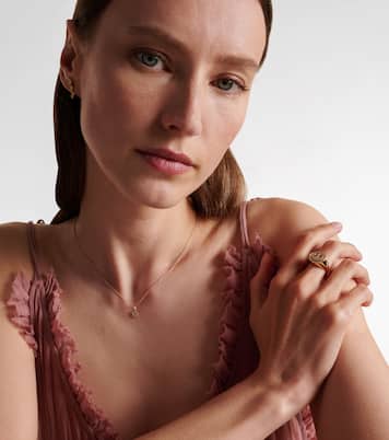 Collier en or jaune 14 ct et diamants | Sydney Evan