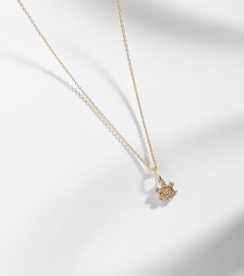 Collier en or jaune 14 ct et diamants | Sydney Evan
