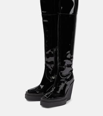 Botas mosqueteras Gia 31 de charol | Gia Borghini