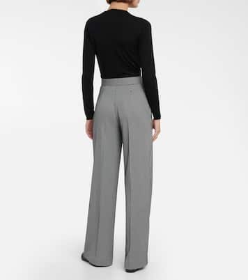 Pantalon ample Anfora à taille haute | Max Mara