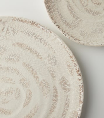 Tradition set of 2 ceramic plates | Brunello Cucinelli