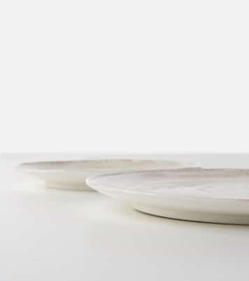 Tradition set of 2 ceramic plates | Brunello Cucinelli
