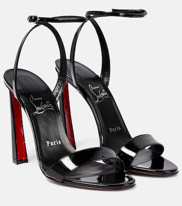 Sandales Condorapik Queen 100 en cuir verni | Christian Louboutin