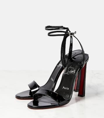 Sandales Condorapik Queen 100 en cuir verni | Christian Louboutin