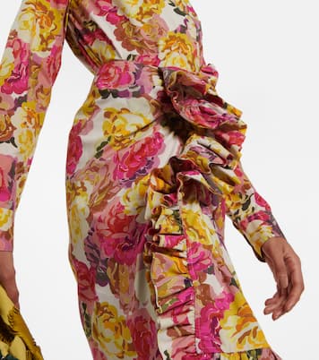 Jupe midi Sina imprimée en coton | Dries Van Noten