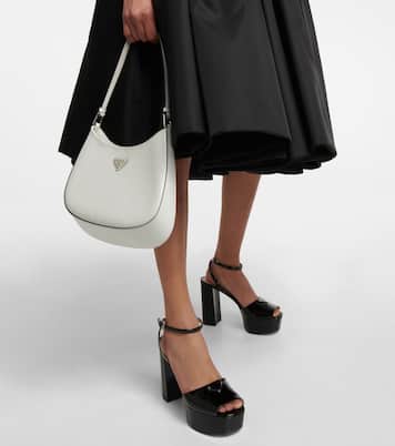 Sandali in raso con plateau | Prada