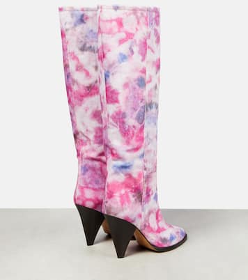 Botas altas Ririo de piel estampadas | Isabel Marant