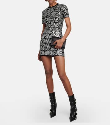 Botines Pin-Point Buckle de piel | Versace
