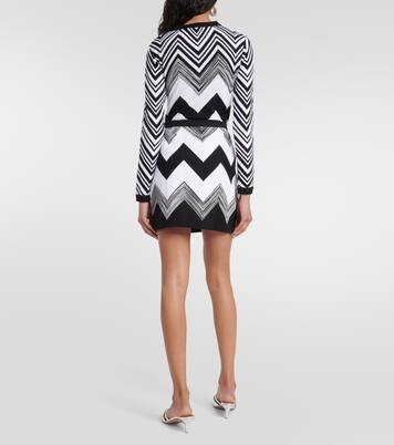 Minifalda de punto en zigzag | Missoni