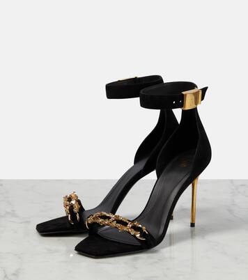 Sandales Uma en daim à ornements | Balmain