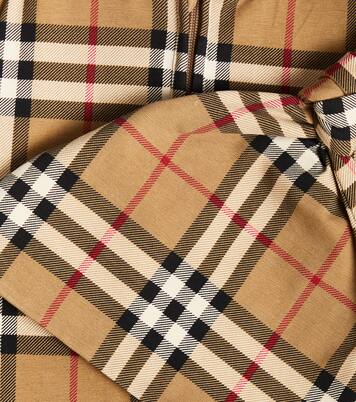 Baby Burberry Check onesie and hat set | Burberry Kids