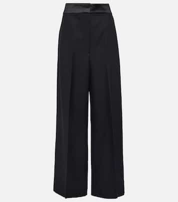 Pantalon ample Banton en laine mélangée | Khaite