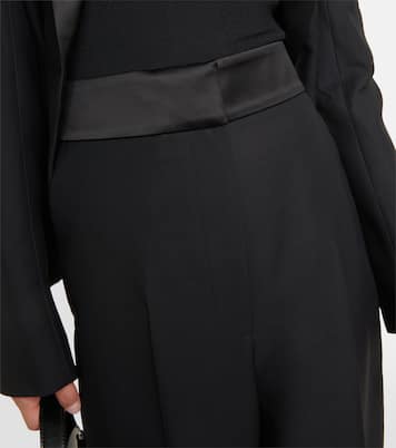 Pantalon ample Banton en laine mélangée | Khaite
