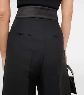 Pantalon ample Banton en laine mélangée | Khaite