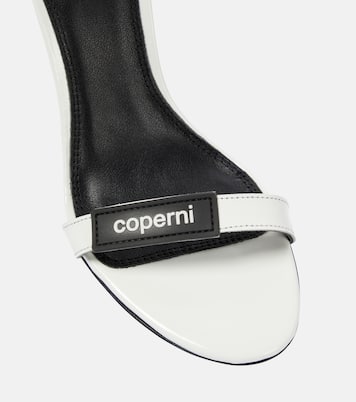 Sandali in vernice con logo | Coperni