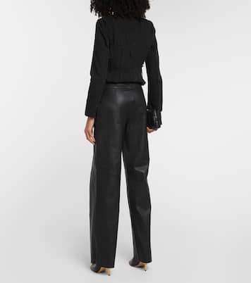Pantaloni Alyssa in pelle | Stouls