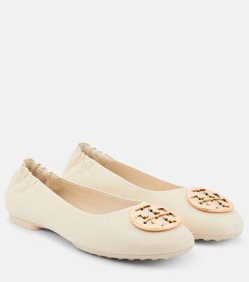 Claire leather ballet flats | Tory Burch