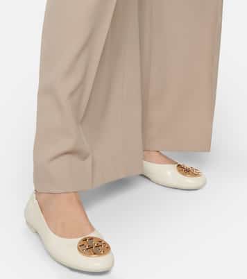 Claire leather ballet flats | Tory Burch
