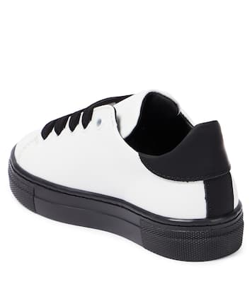 Zapatillas de piel con logo | Moschino Kids