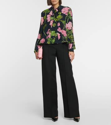 Bluse aus Seide | Oscar de la Renta