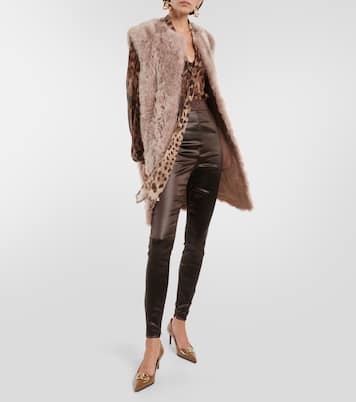 Leggings a vita alta in vinile | Dolce&Gabbana
