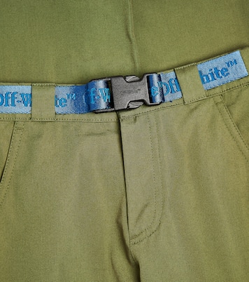Pantaloni cargo in cotone con logo | Off-White Kids