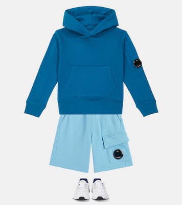 Hoodie Lens aus Baumwolle | C.P. Company Kids