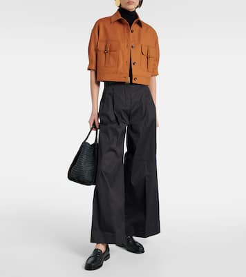 Weite Hose Cassia aus Popeline | 'S Max Mara