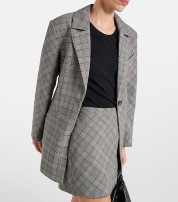 Checked blazer | Ganni