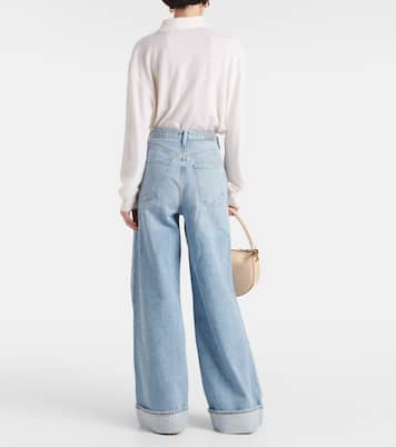 Jeans Dame a gamba larga e vita alta | Agolde