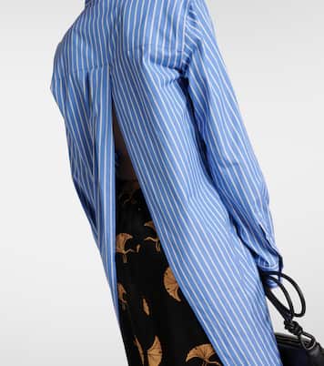 Camisa de popelín de algodón a rayas | Dries Van Noten