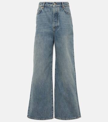 High-Rise Wide-Leg Jeans | Loewe