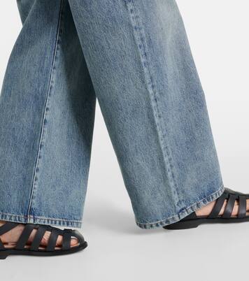 High-Rise Wide-Leg Jeans | Loewe