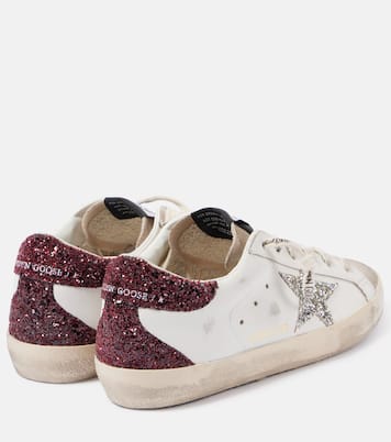 Super-Star embellished leather sneakers | Golden Goose