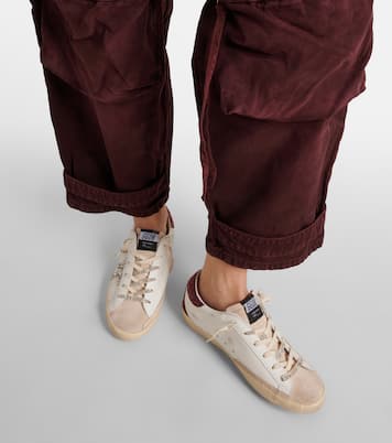 Super-Star embellished leather sneakers | Golden Goose