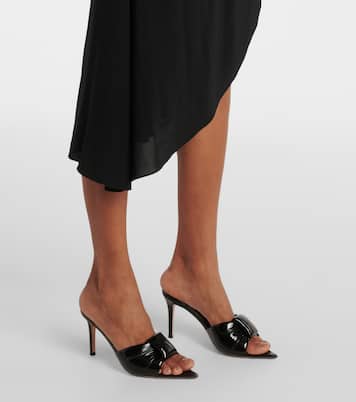 Love patent leather mules | Gianvito Rossi