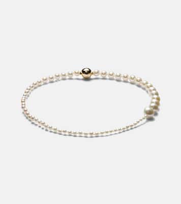 Bracelet de cheville Peggy à Pied en or 14 ct et perles d'eau douce | Sophie Bille Brahe