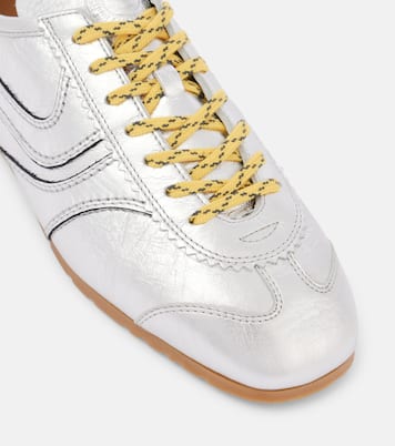 Sneakers in pelle metallizzata | Dries Van Noten